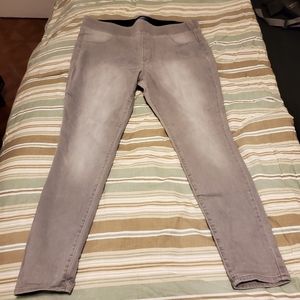 Old Navy Gray Rockstar Jeans Sz 16R